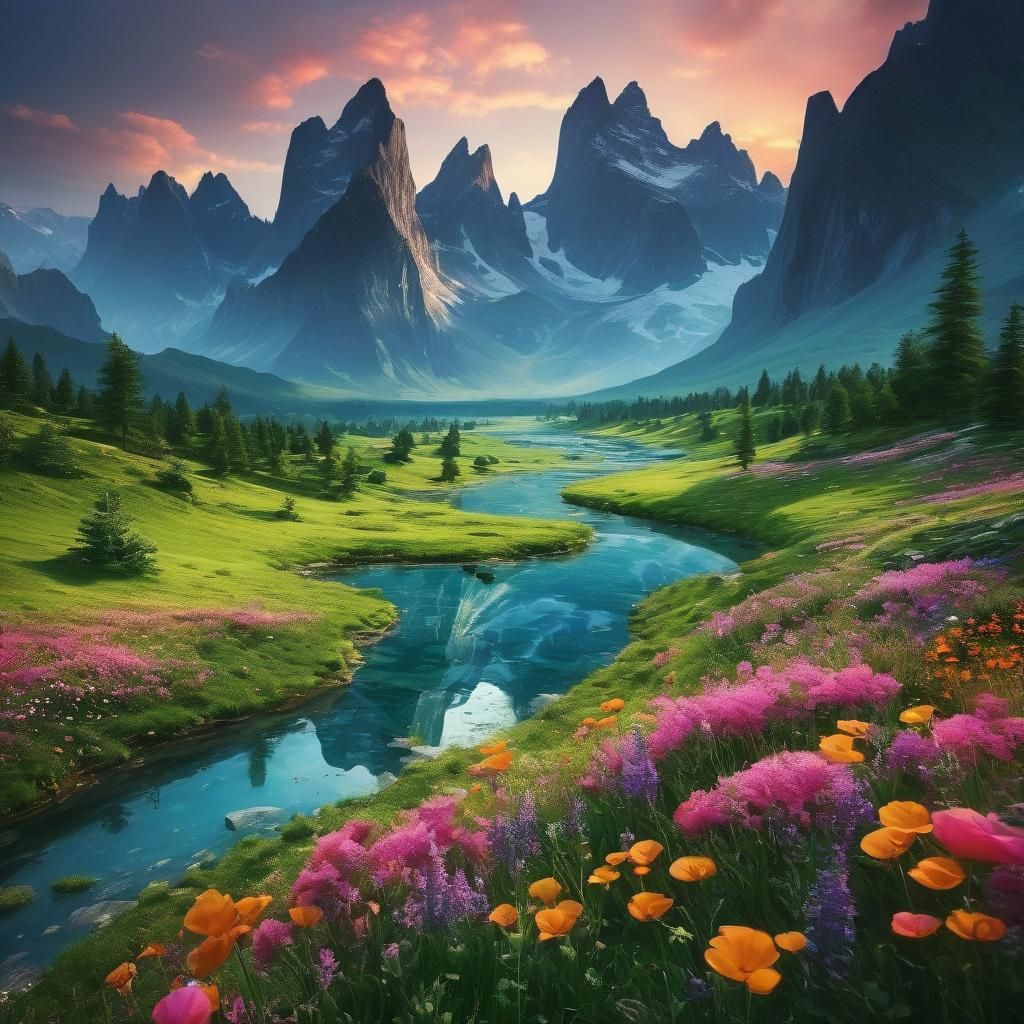 AI's Vision: The Most Beautiful Landscape