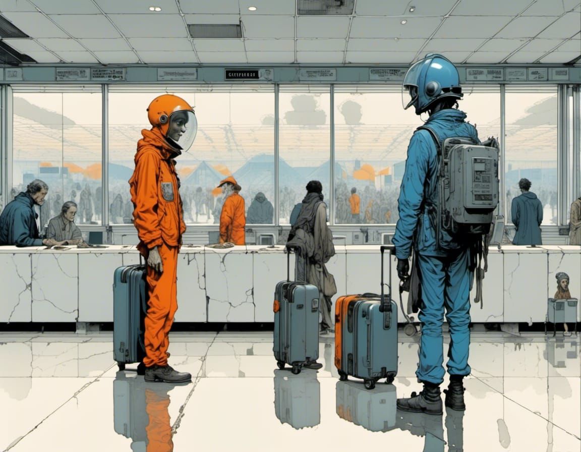 Airport, At the Gate, Summer Holidays, 2074 (4/4)