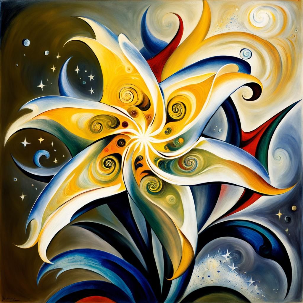 Chagall-esque Maelstrom of Flowing Stars and Nebulae