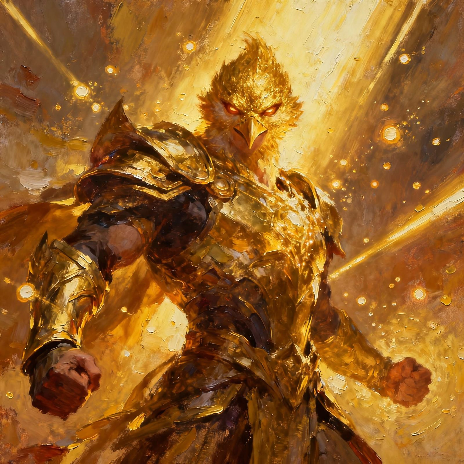 Epic Oil Painting with Special Effects