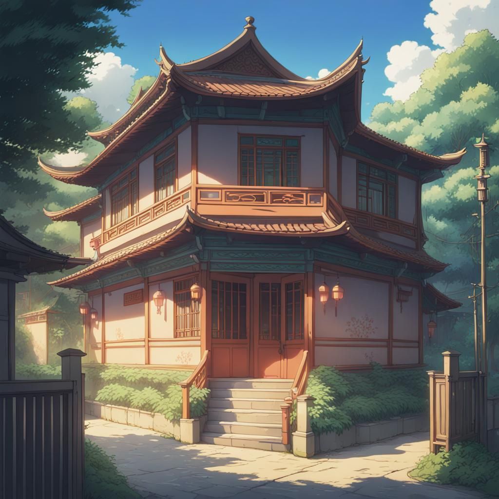 Chinese House Party: Studio Ghibli Anime Key Visual