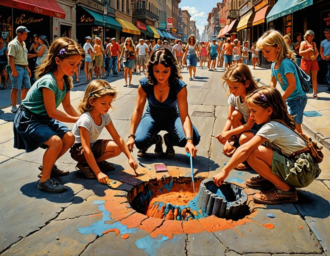 Chalk Art of Another World