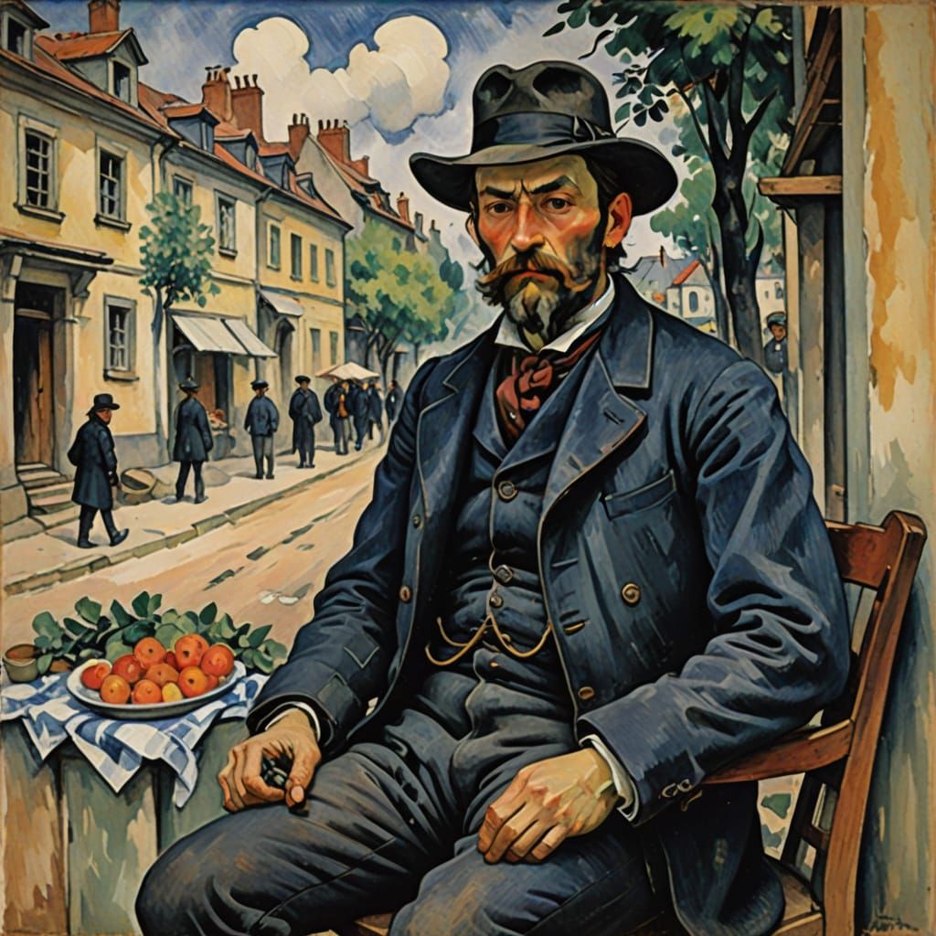 Melancholic End of Revolutionary World as Post-Impressionist...