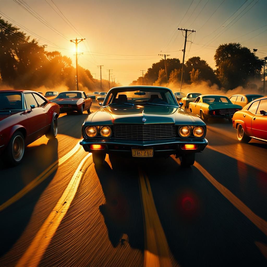 Cursed Car Drives in Reverse at Sunrise