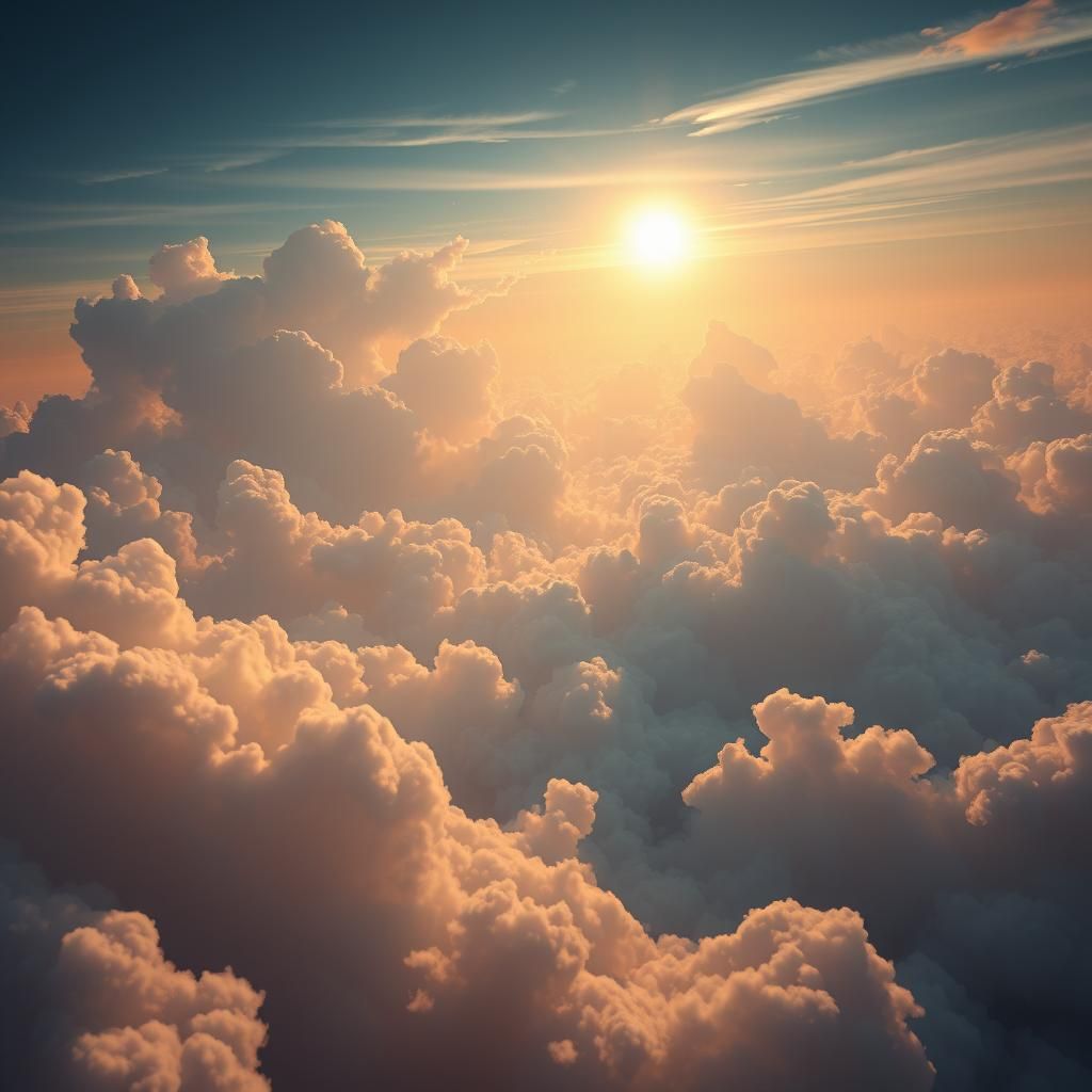 Majestic Clouds in Ethereal Fantasy Art