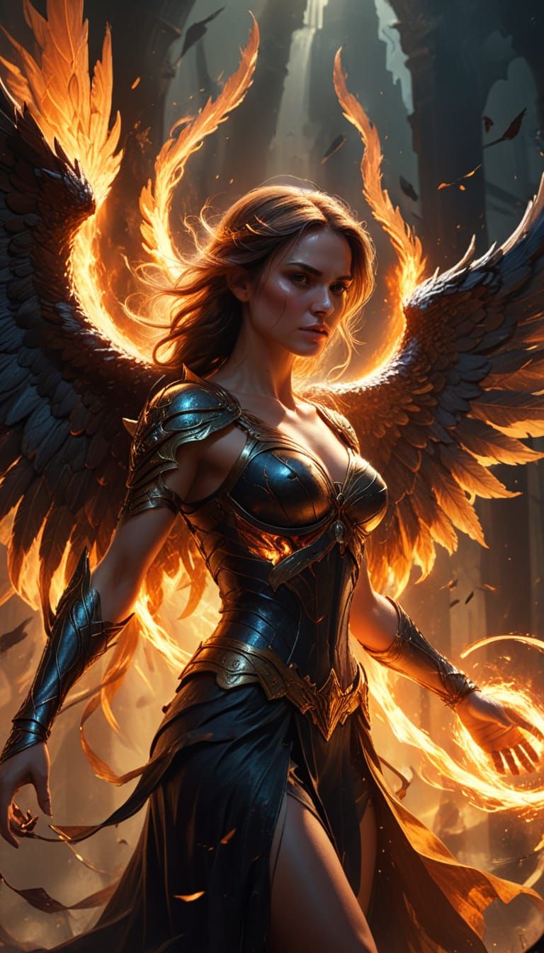 Heroine with Angelic and Demonic Powers Unleashed in Cinemat...