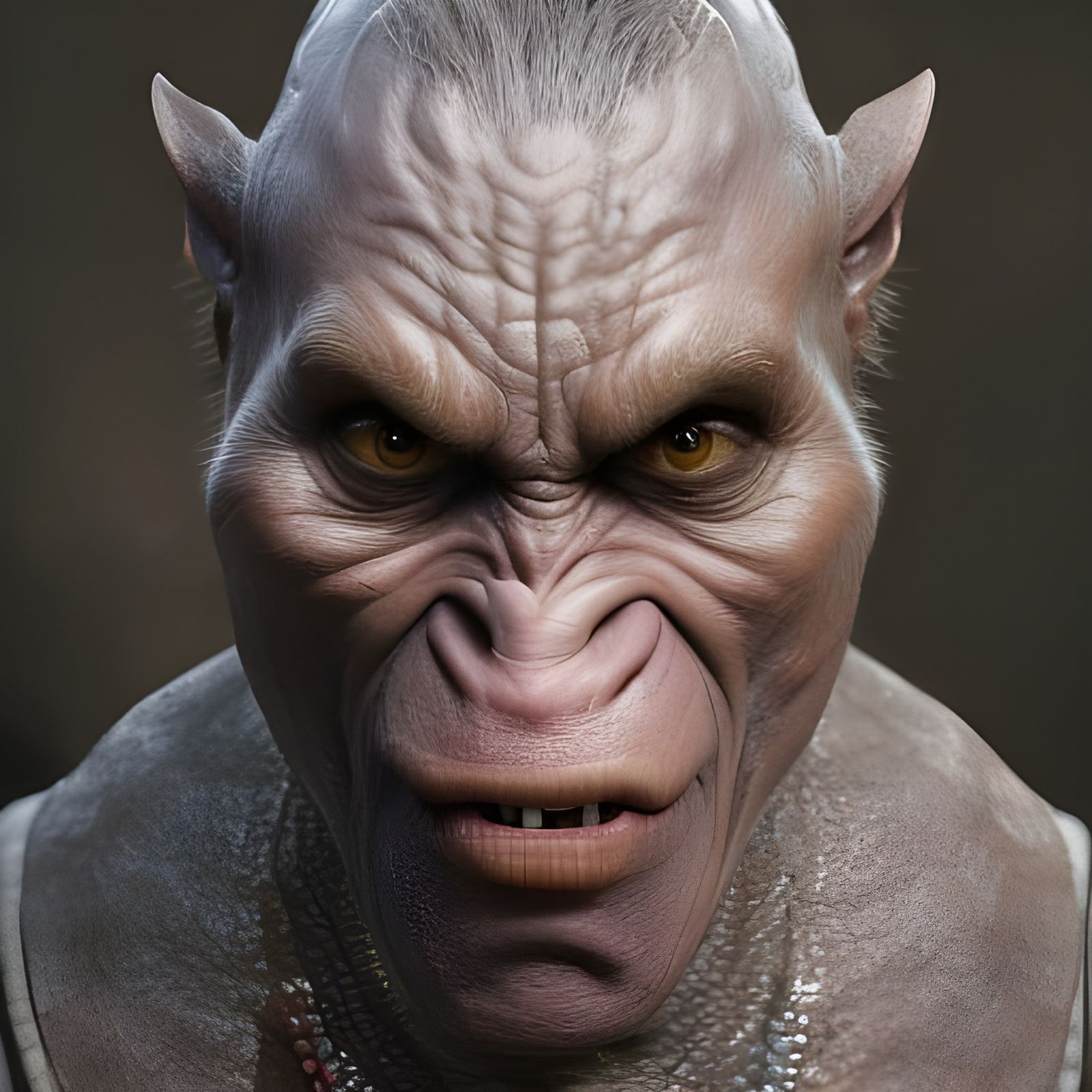 Photorealistic Troll 3D Render in Cinematic Lighting