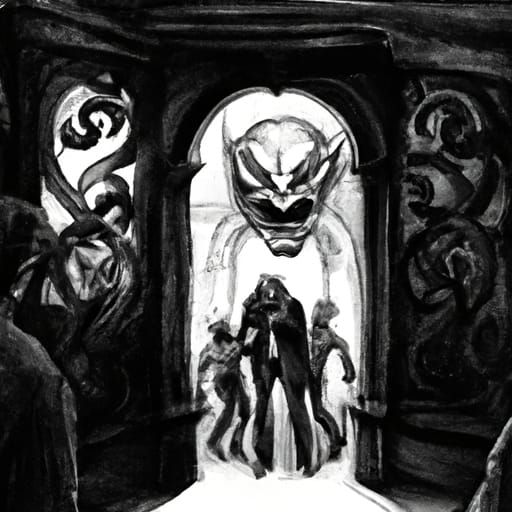 Horrific Demons in Dark Fantasy Style