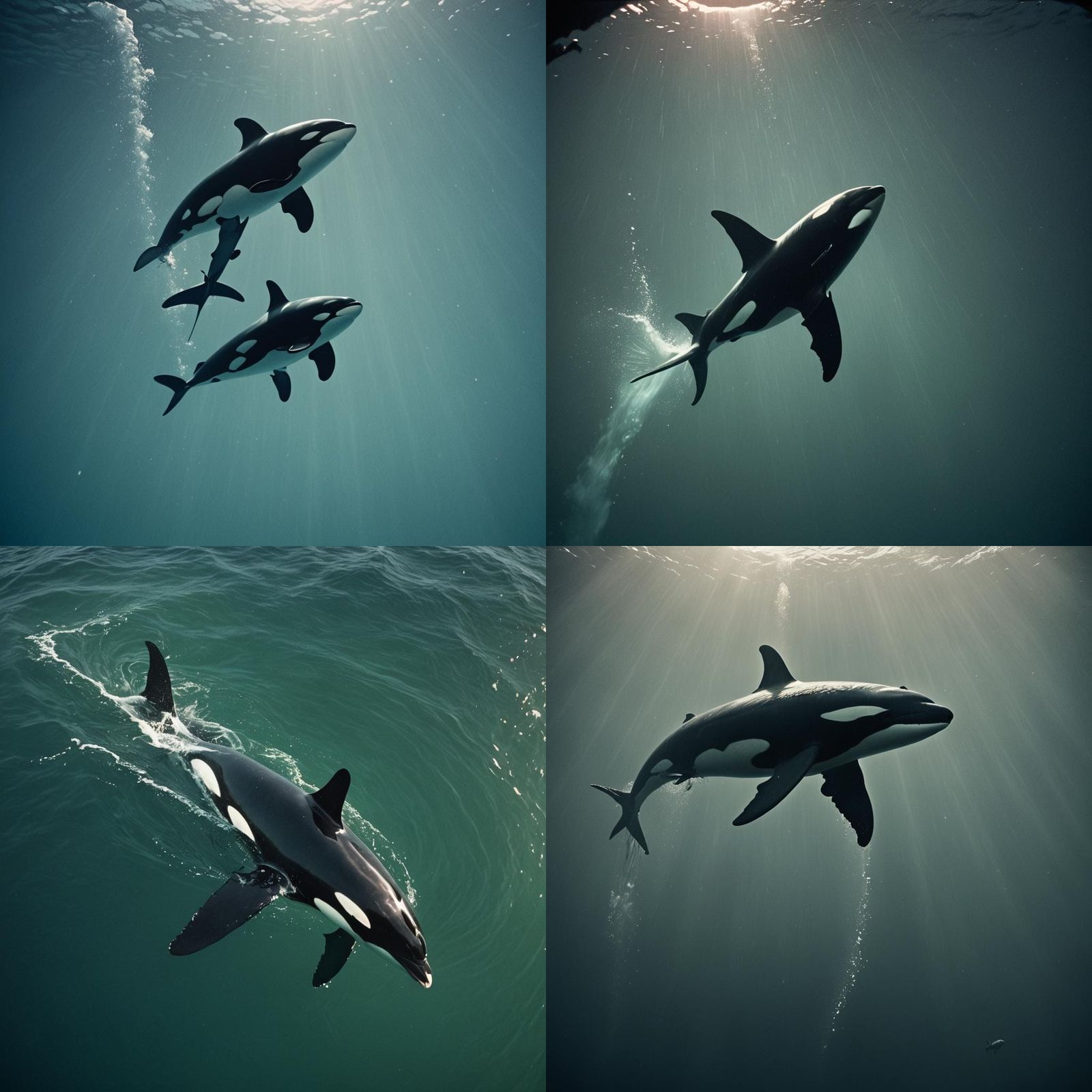 Creatures of Mariana Trench in Cinematic Style