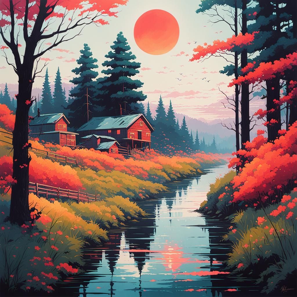 Futuristic Cityscape Digital Art