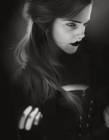 Dark Gothic Portrait of a Woman