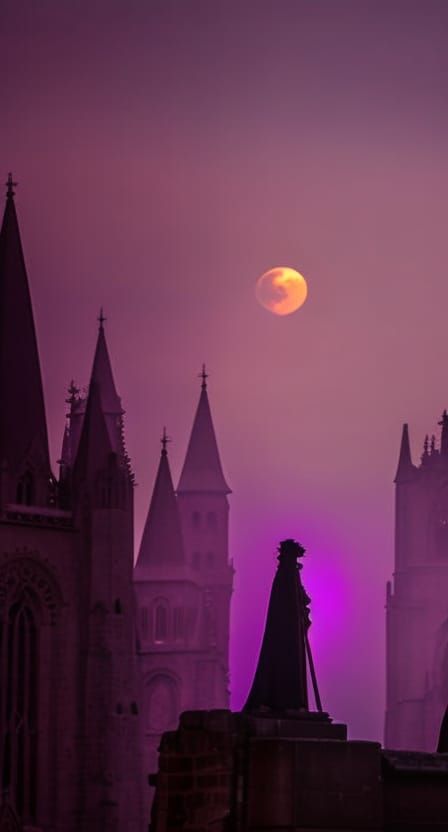 Apocalyptic False Prophet Leading Procession