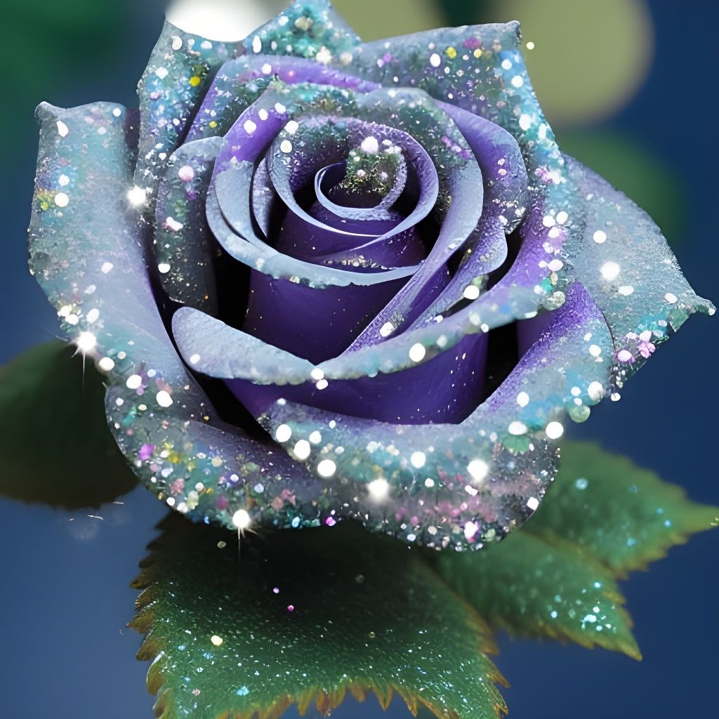 Sparkling Lavender Rose