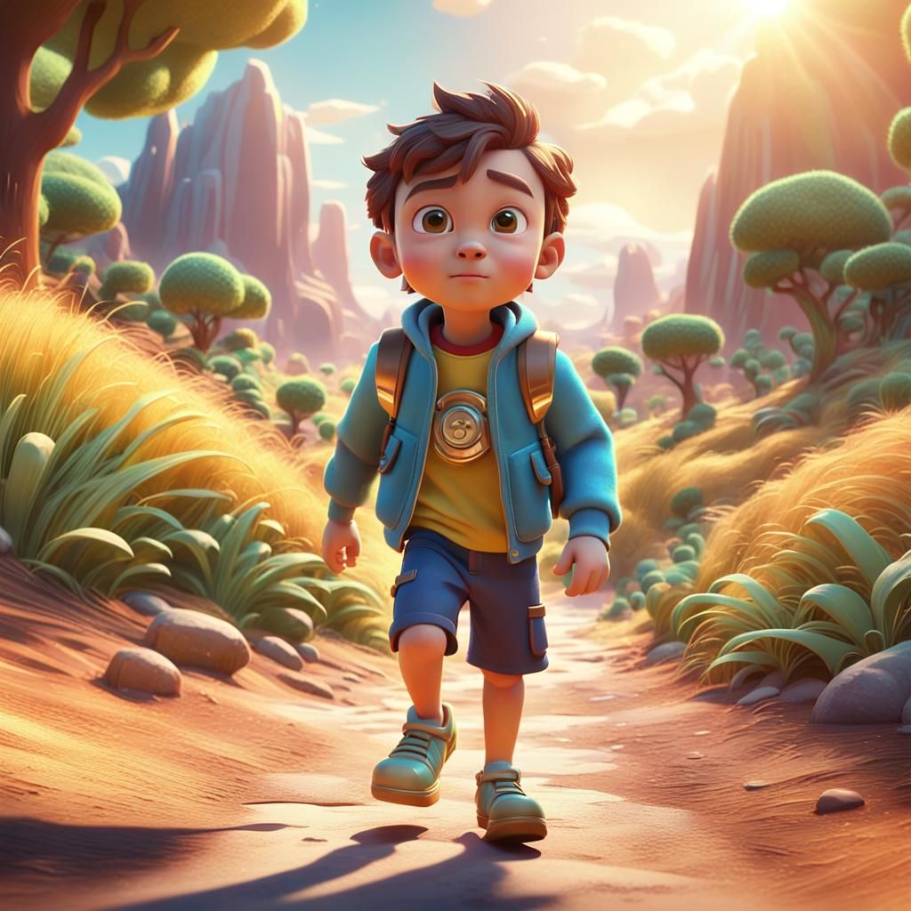 Little John's Great Adventure: A 3D Render