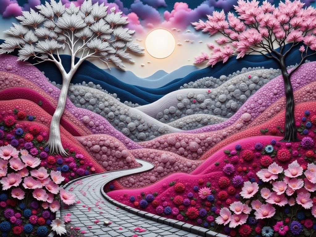 Elegantly neon fuchsia