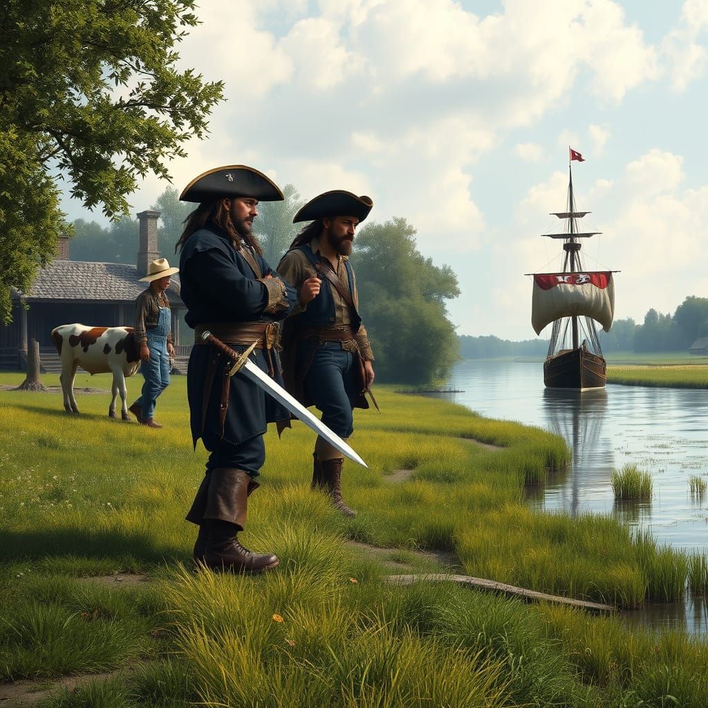 Pirate's Iowa Encounter: 17th Century Meets the Midwest