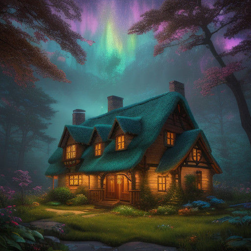Whimsical Cottage in Enchanted Woods