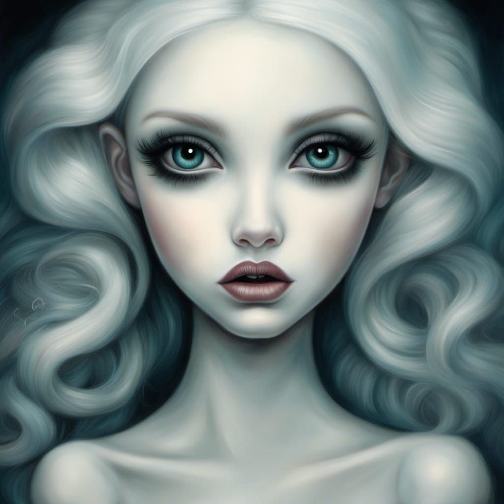 Surreal Portrait of Girl