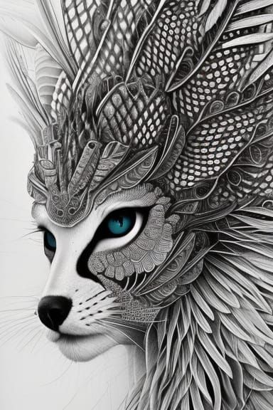 Goddess of Fauna: Hyperrealistic Full Body Portrait