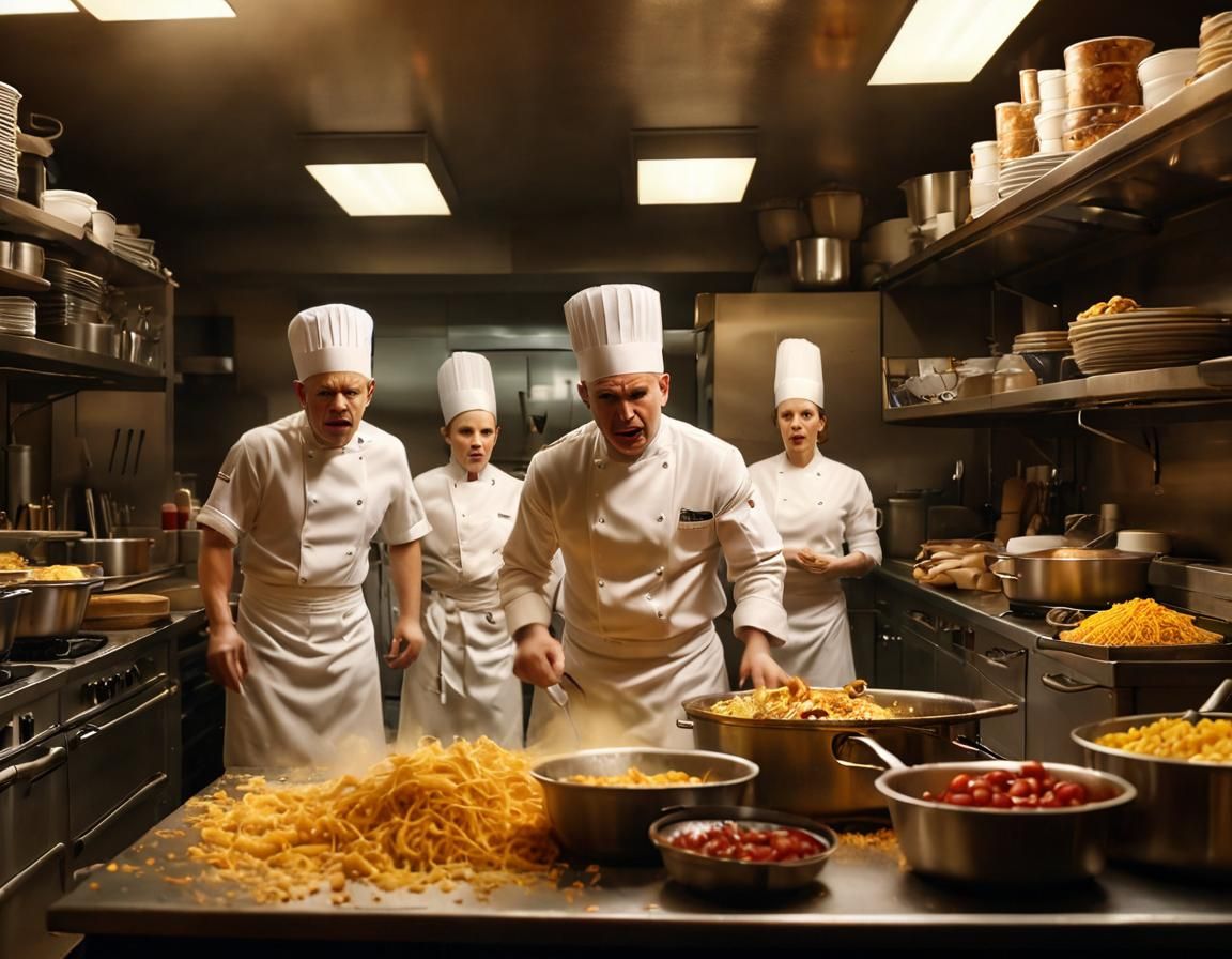 Kitchen Nightmare: Culinary Chaos and Apparitions