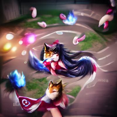AI Image of a Gumiho