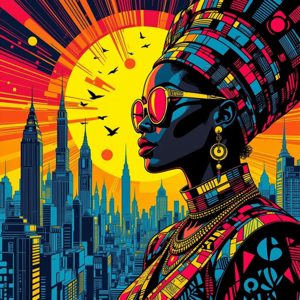 Africanfuturist Art Reimagines Wagner Opera in Comic Style