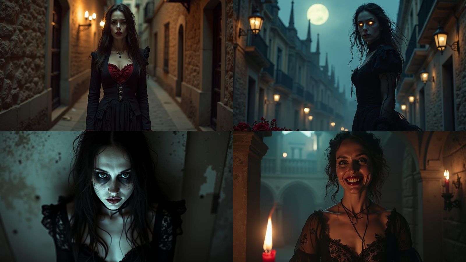 Gothic Vampire of Barcelona: Cinematic Film Still