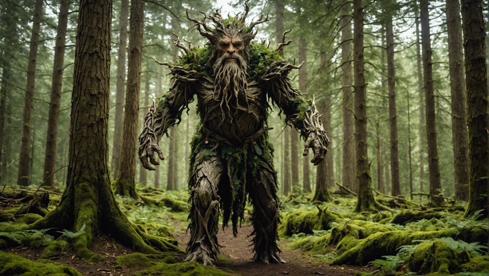 Treebeard Walking Through Forest: Professional Photography