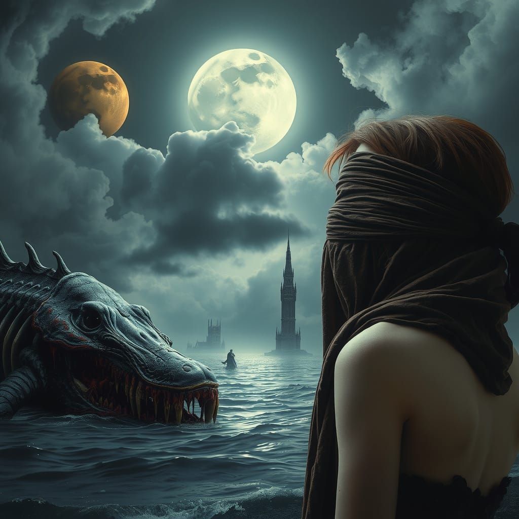 Surreal Gothic Horror: Blackened Sea Apocalypse