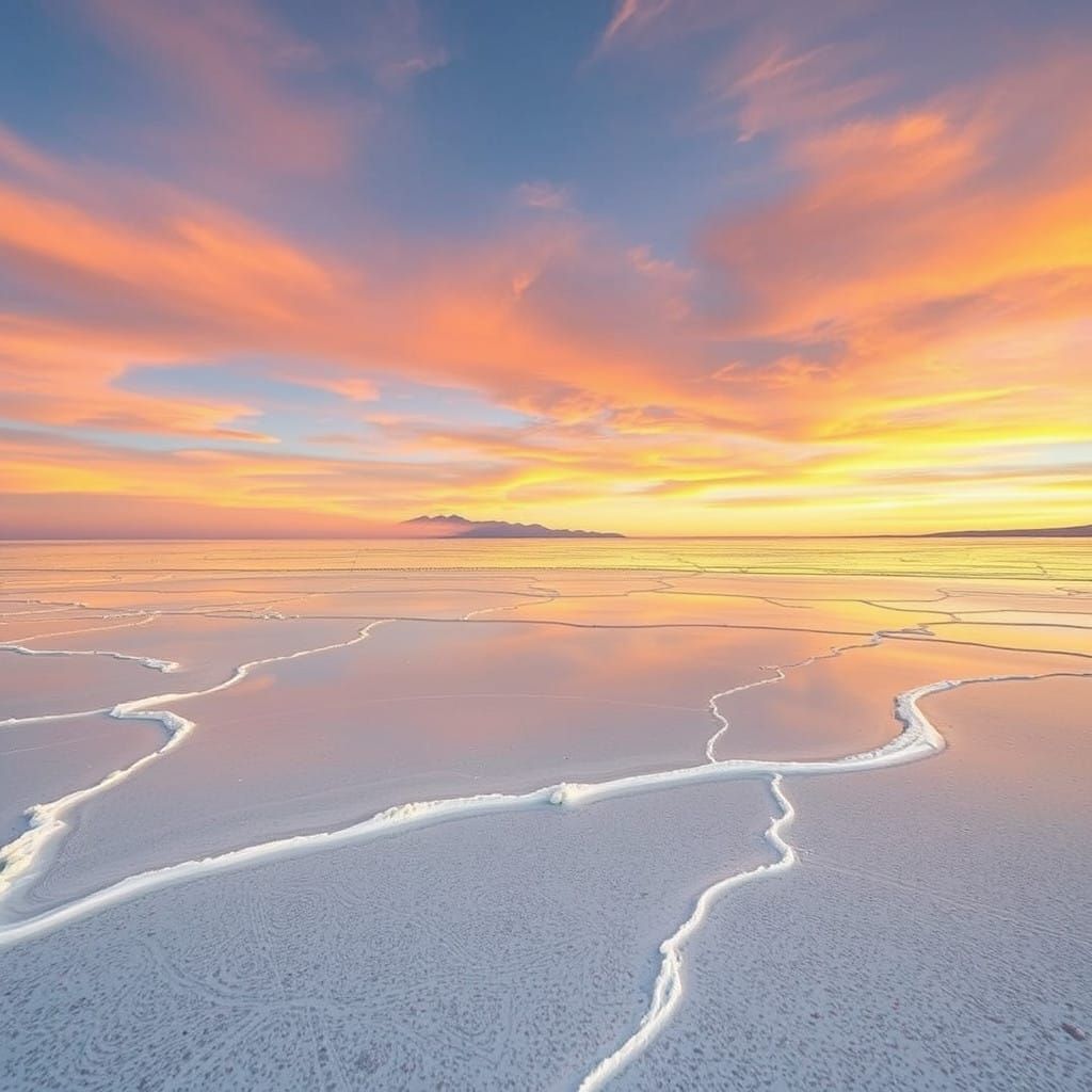 Surreal Sunset on Salar de Uyuni with Live Symphony Band and...