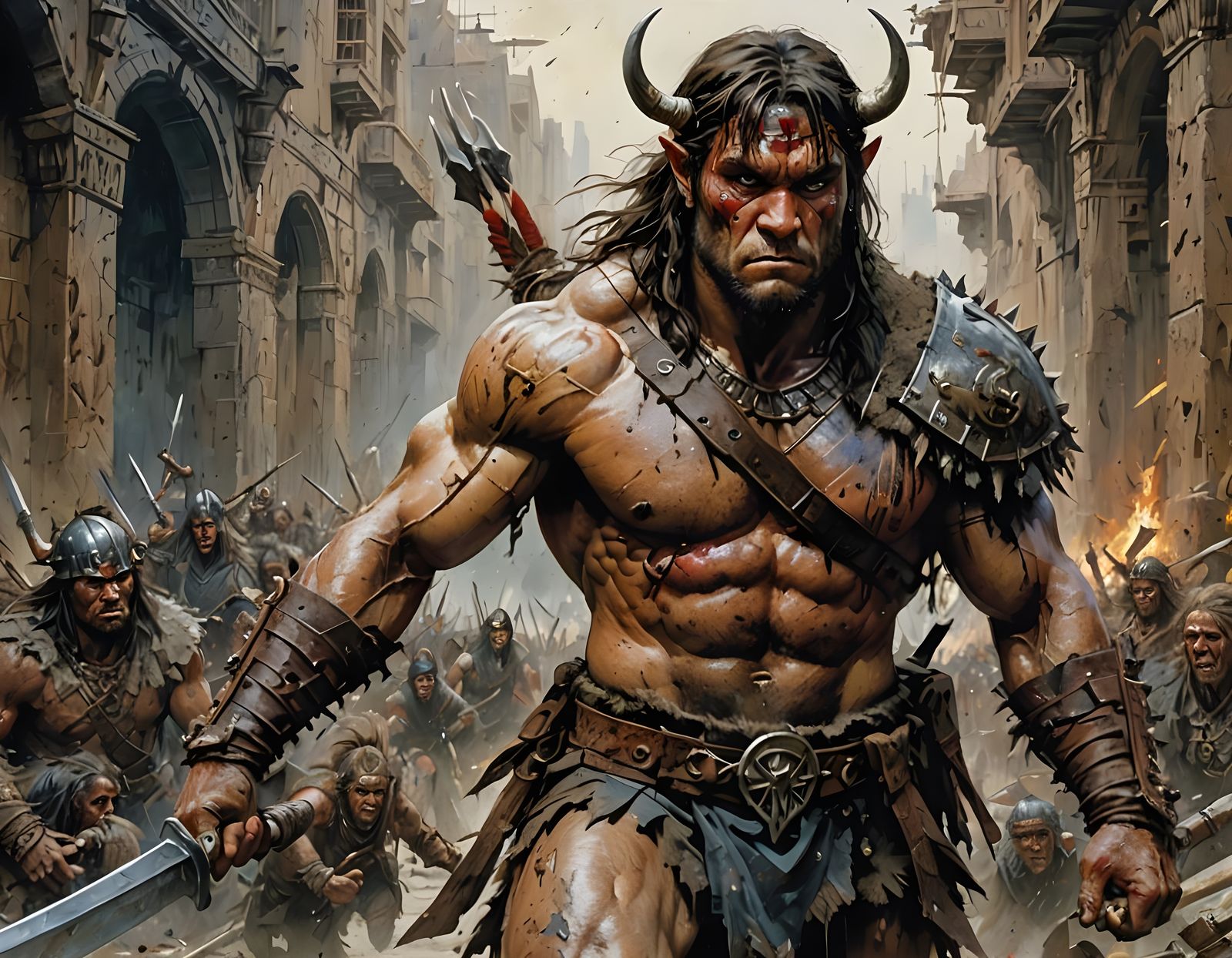Conan the Barbarian with War Paint