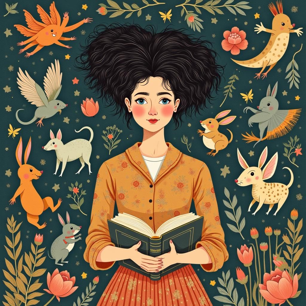 Magical Collage of Harry Potter and Disney Books