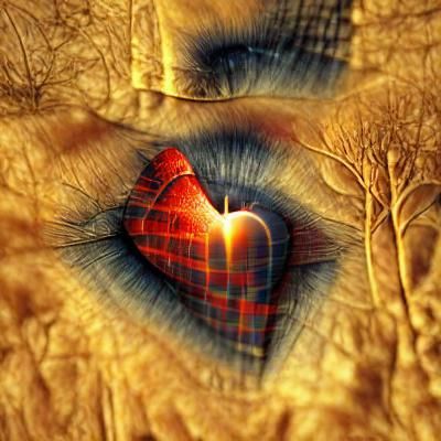 Heart Sees Rightly: AI Interpretation of Profound Quote