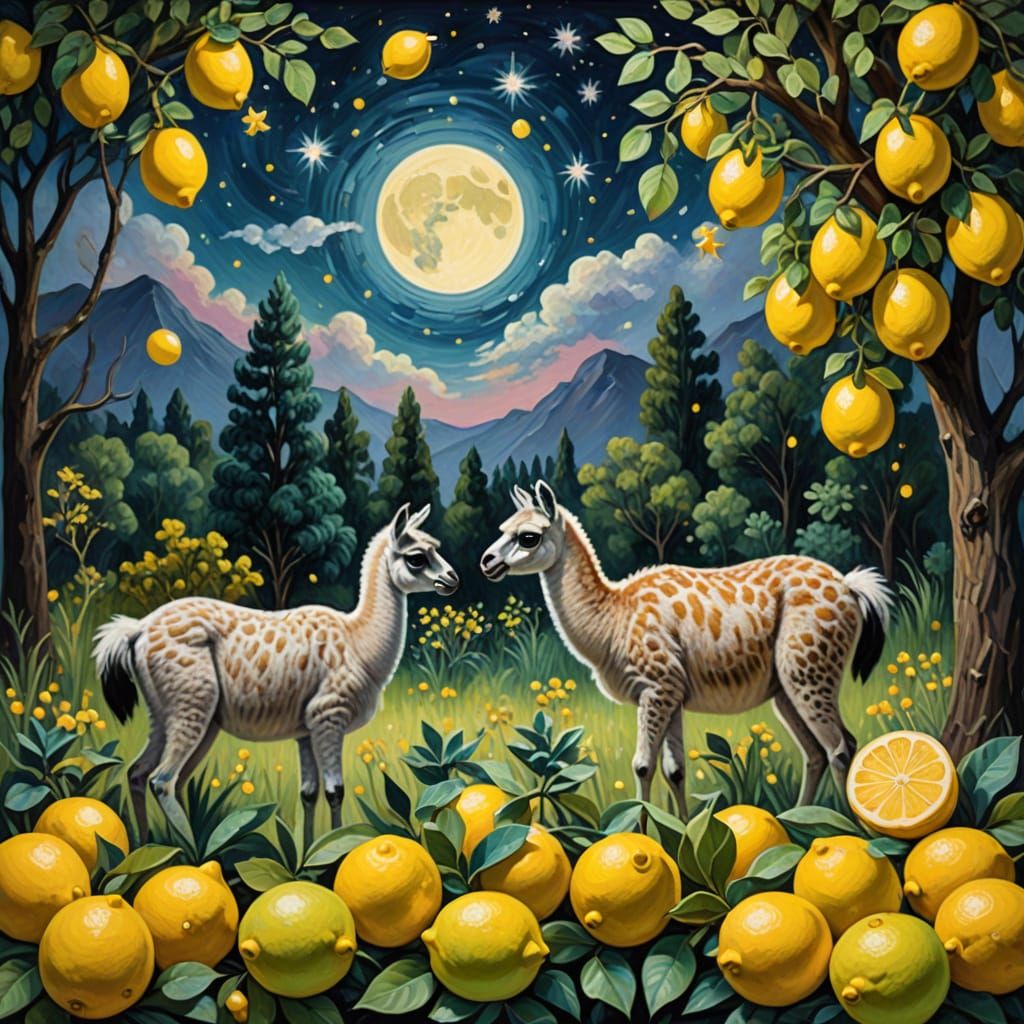 Impressionistic Gathering of Animals and Leprechauns