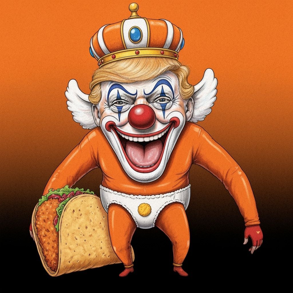 Hyperdetailed Charcoal Drawing of a Grotesque Caricature