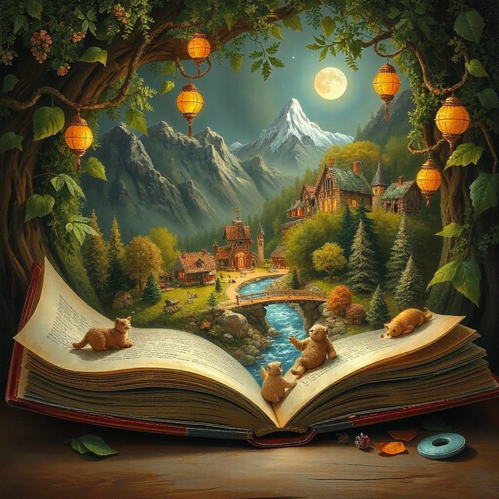 Enchanted Storybook World Emerges into Reality