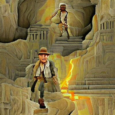Indiana Jones Movie Poster Collage