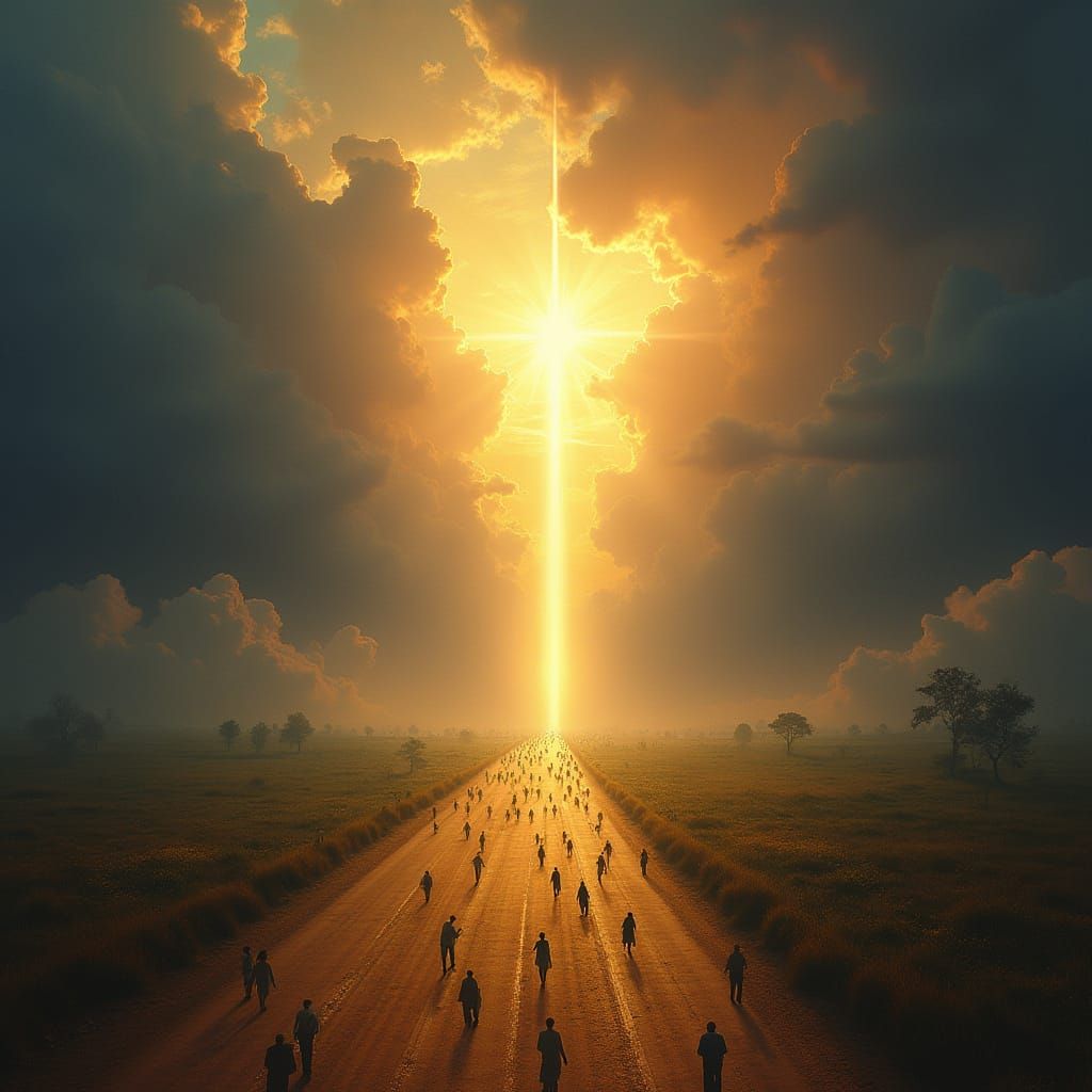 Divine Pathway to Light: Humanity's Epic Journey