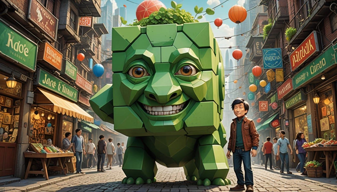 Jackie Chan Embarks on Whimsical Journey with Quirky Green C...