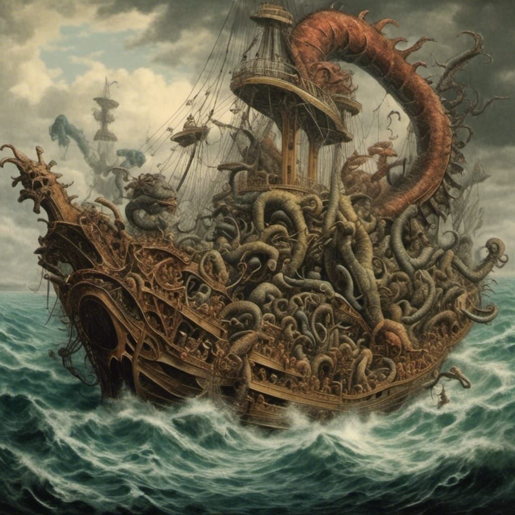 Sea Monsters Attack Cruise Ship