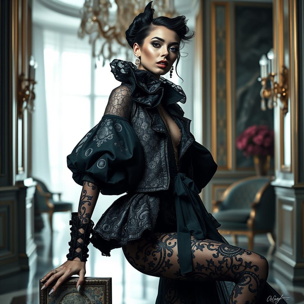 Avant-Garde Fashion in Bold, Eye-Catching Colors