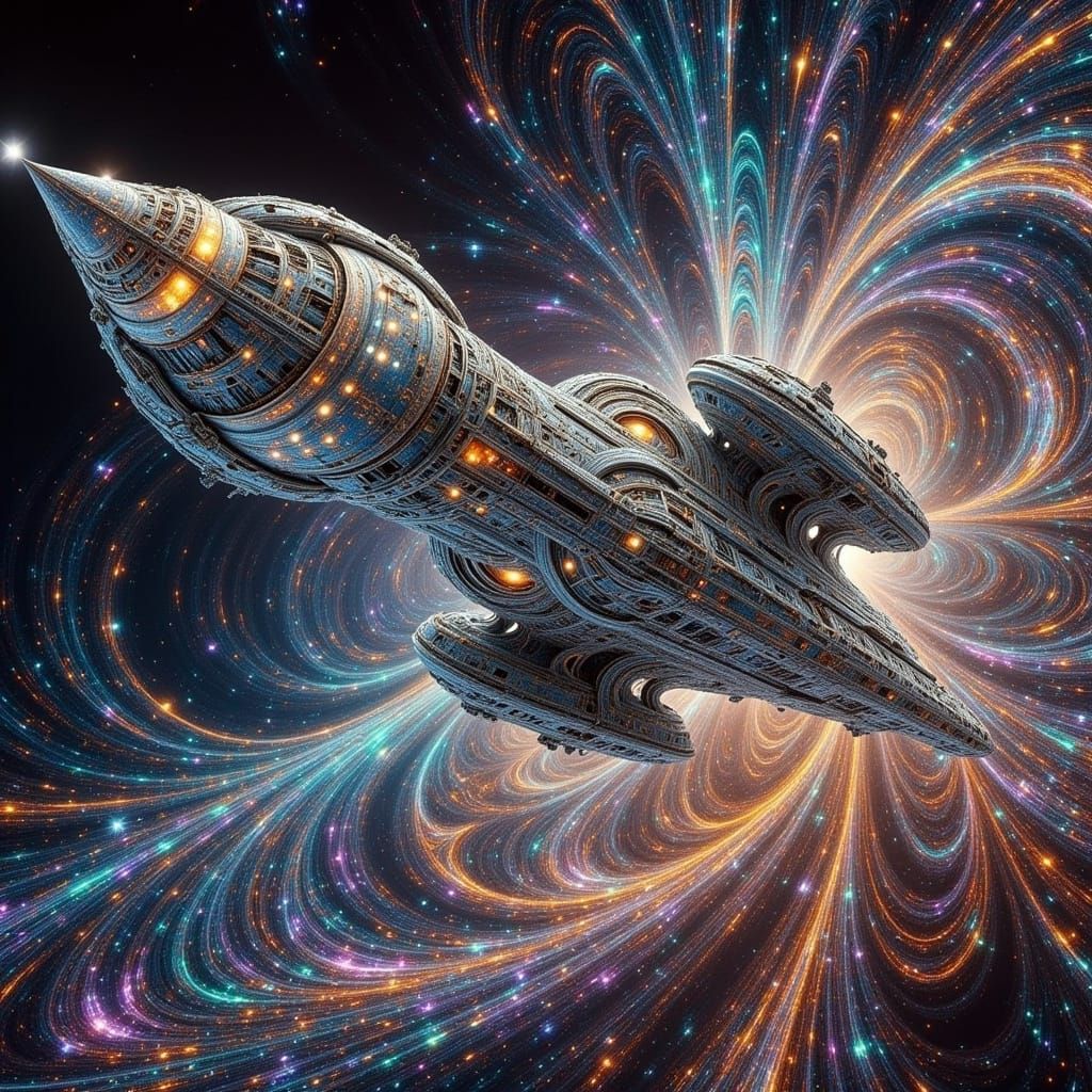 Futuristic Neon Landscape in Photorealistic Style