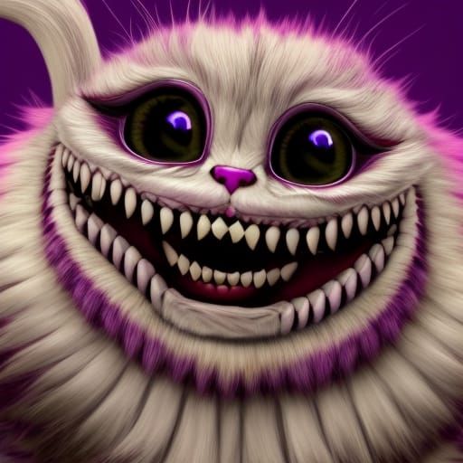 Hyperrealistic Cheshire Cat with Human Body