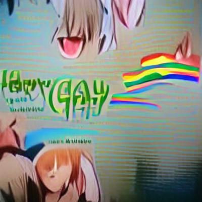 Joyful Anime Character with Vibrant Colors