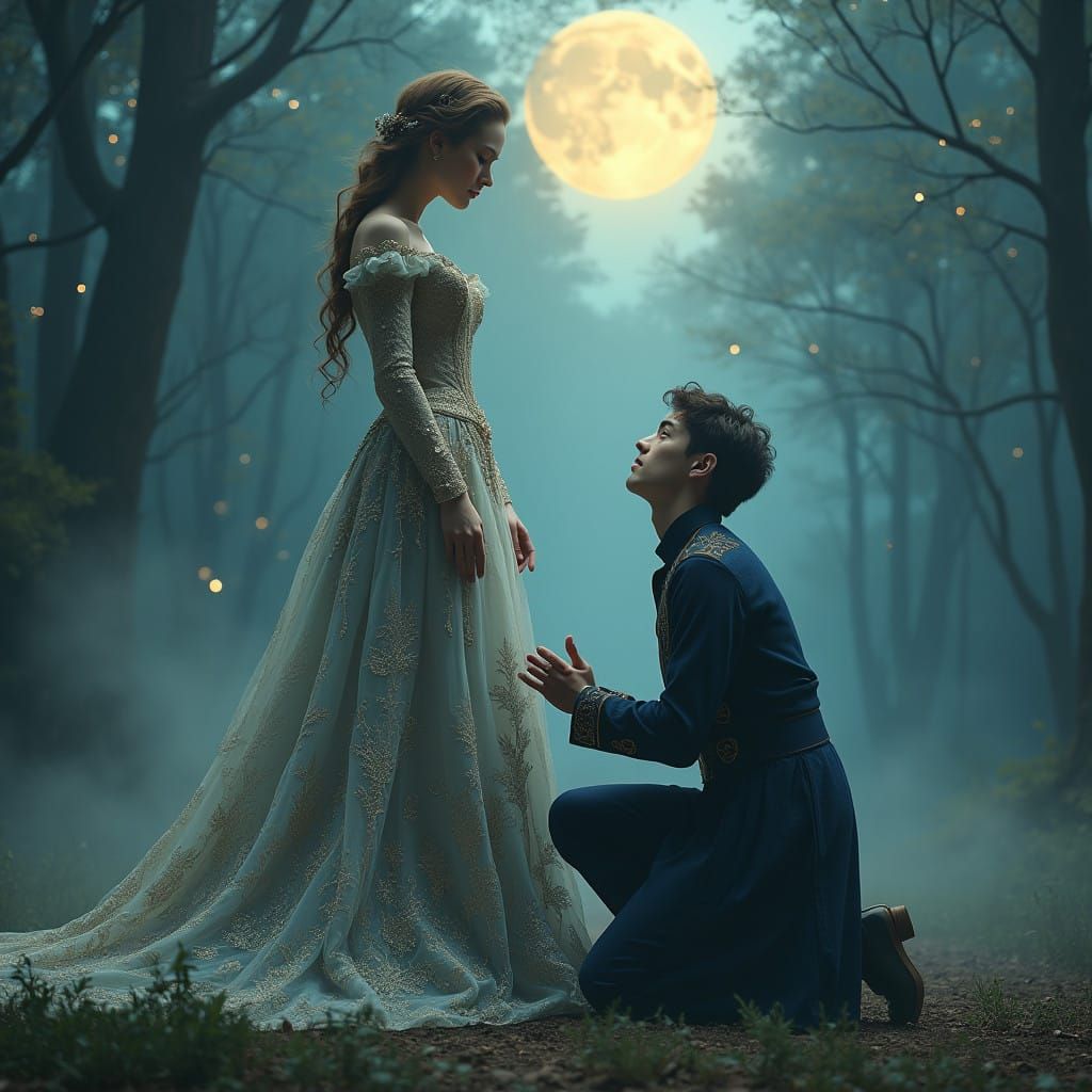 Regal Beauty in a Mystical Realm