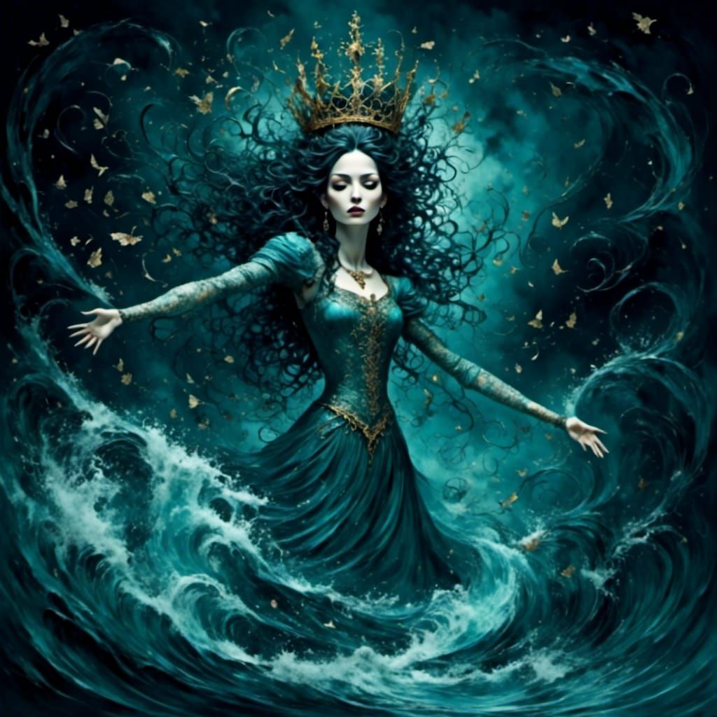 Tickle Queen Rising from Sinister Whirlpool