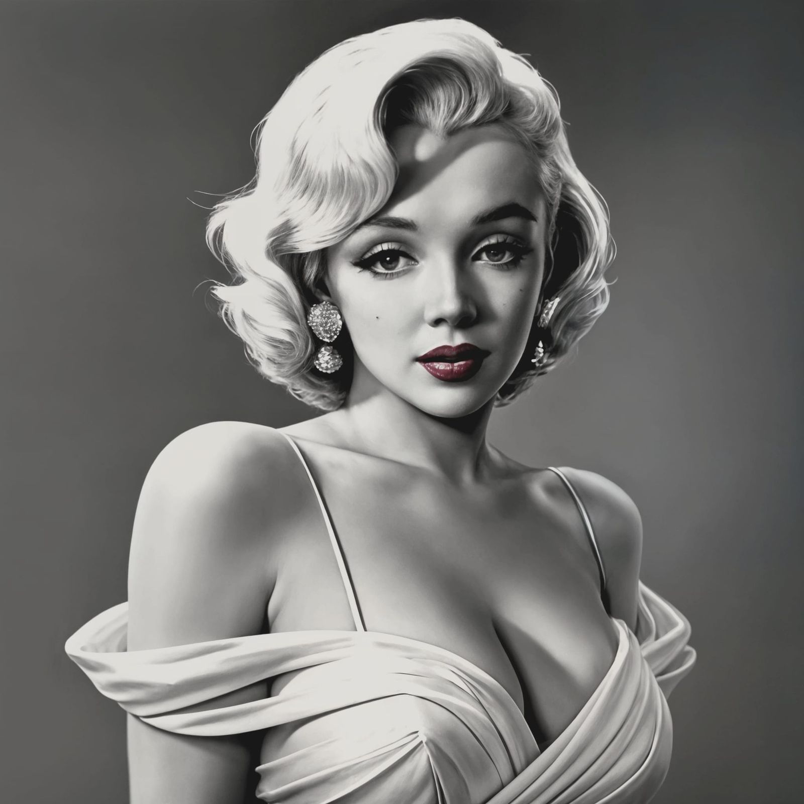 Marilyn Monroe in Lavender Drapes