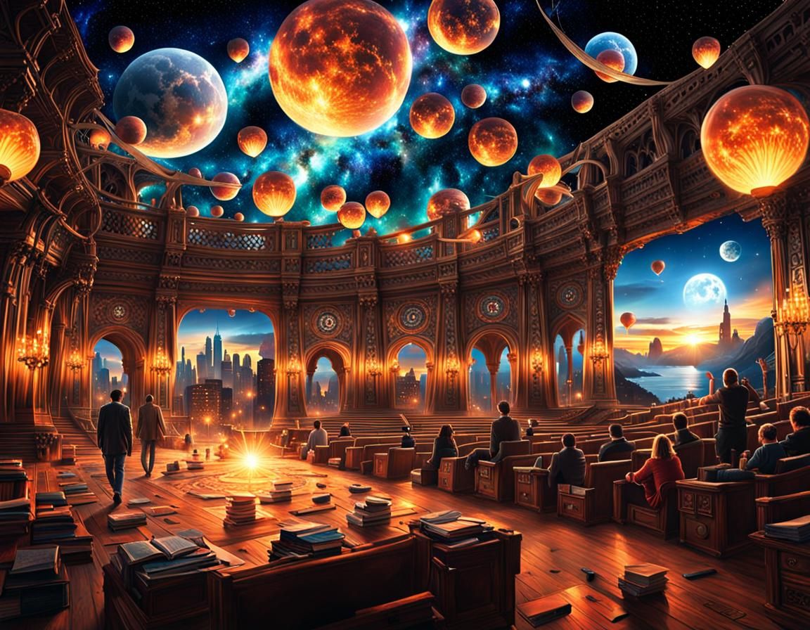 Mystical Cinematic Scene of Euphoric Openness