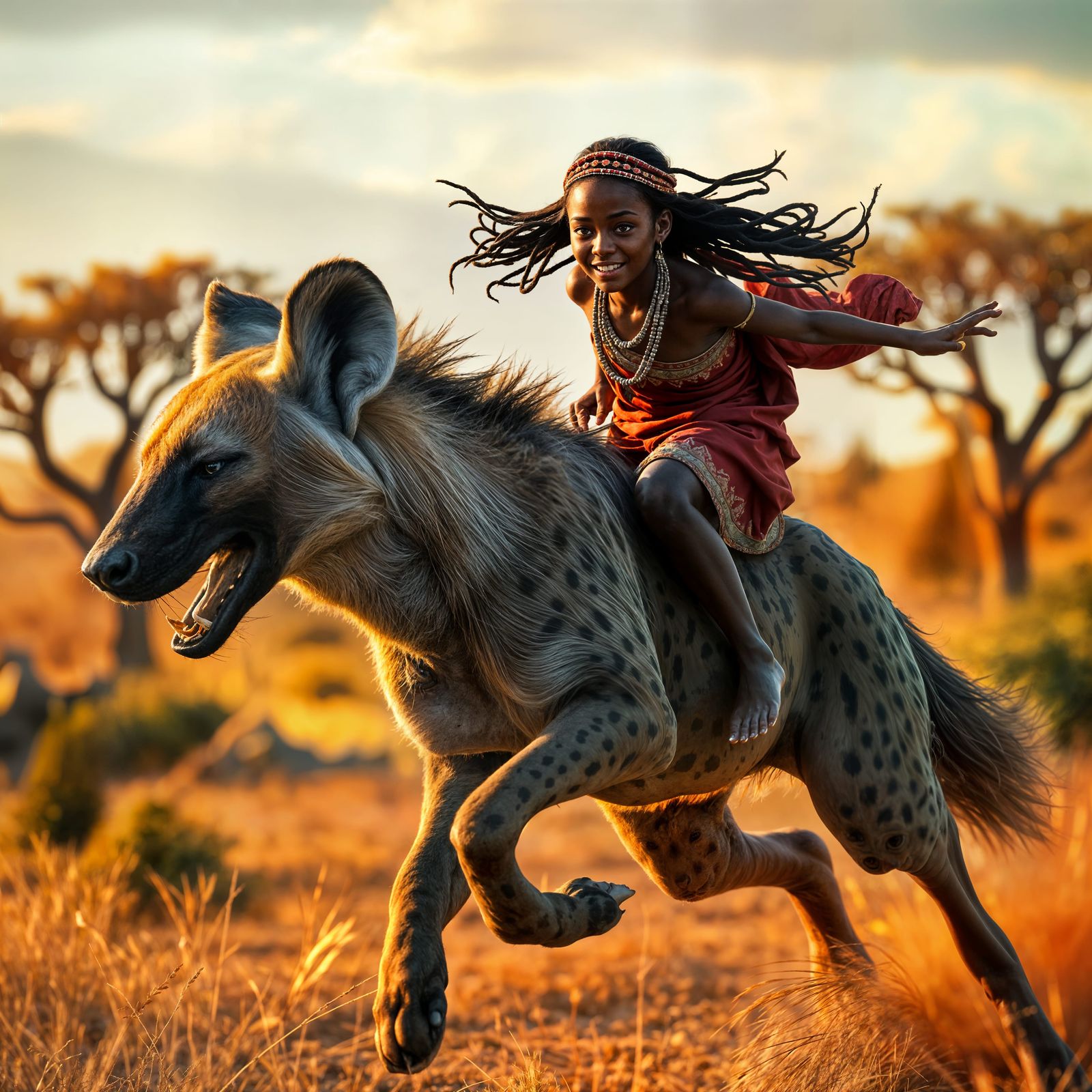 Nomkhubulwane means “she who chooses the state of an animal”. “Nomkhubulwane is the Zulu Goddess of rain, nature, and fe...