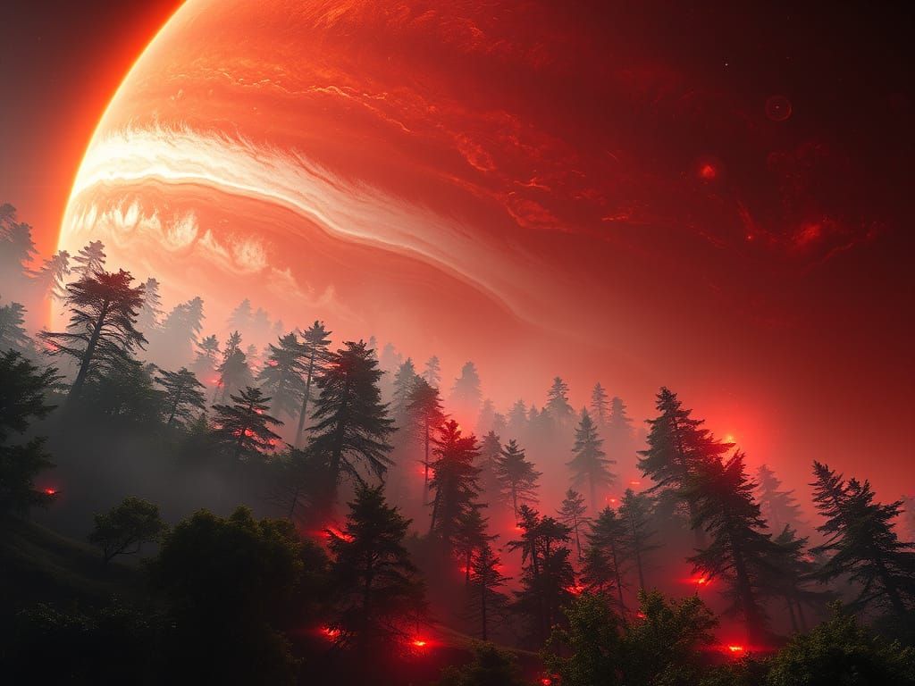 Magical Forest in Jupiter's Great Red Spot